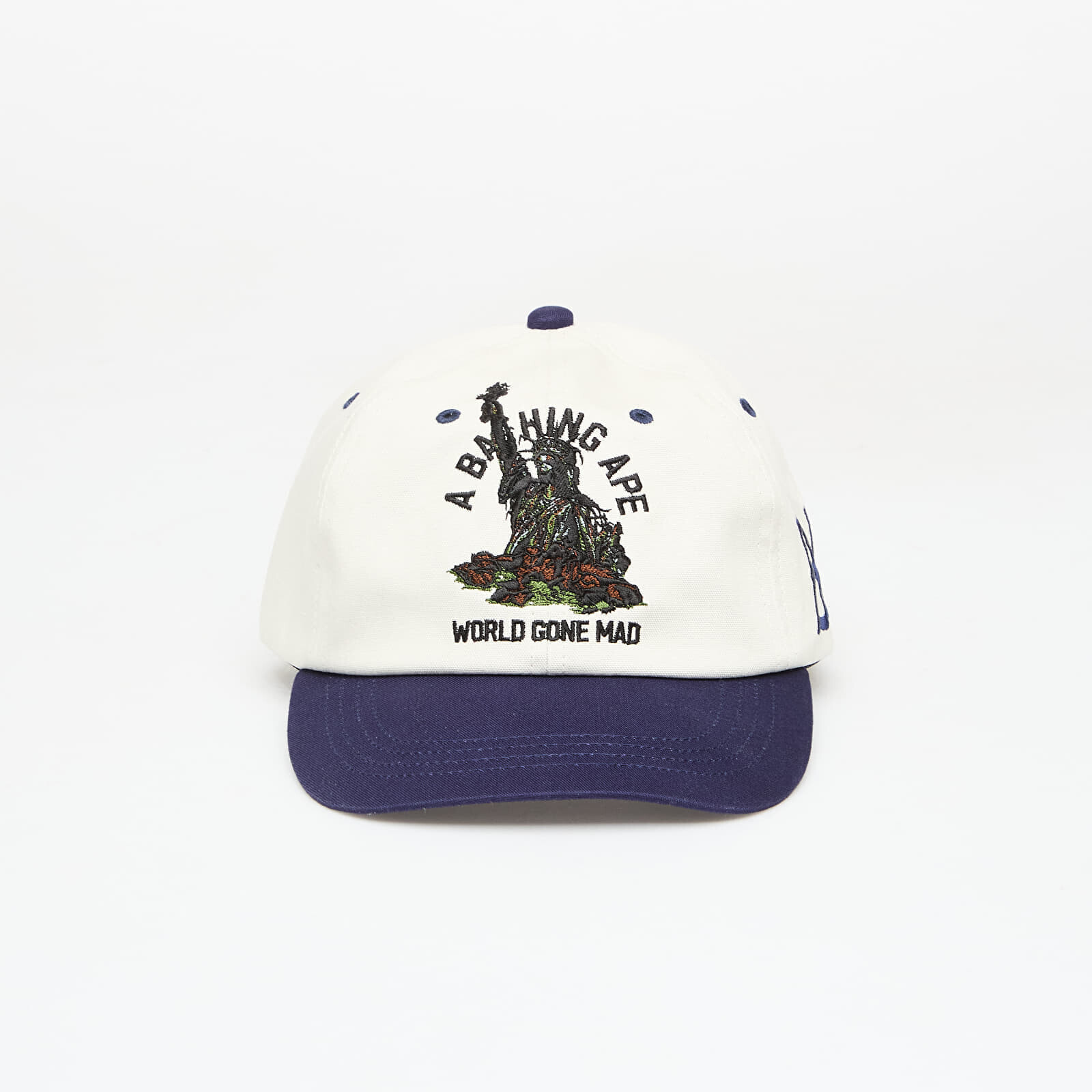 A BATHING APE A Bathing Ape Cap Navy Universal