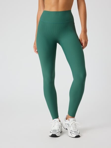 Björn Borg Studio Ribbed Tights Green, XS