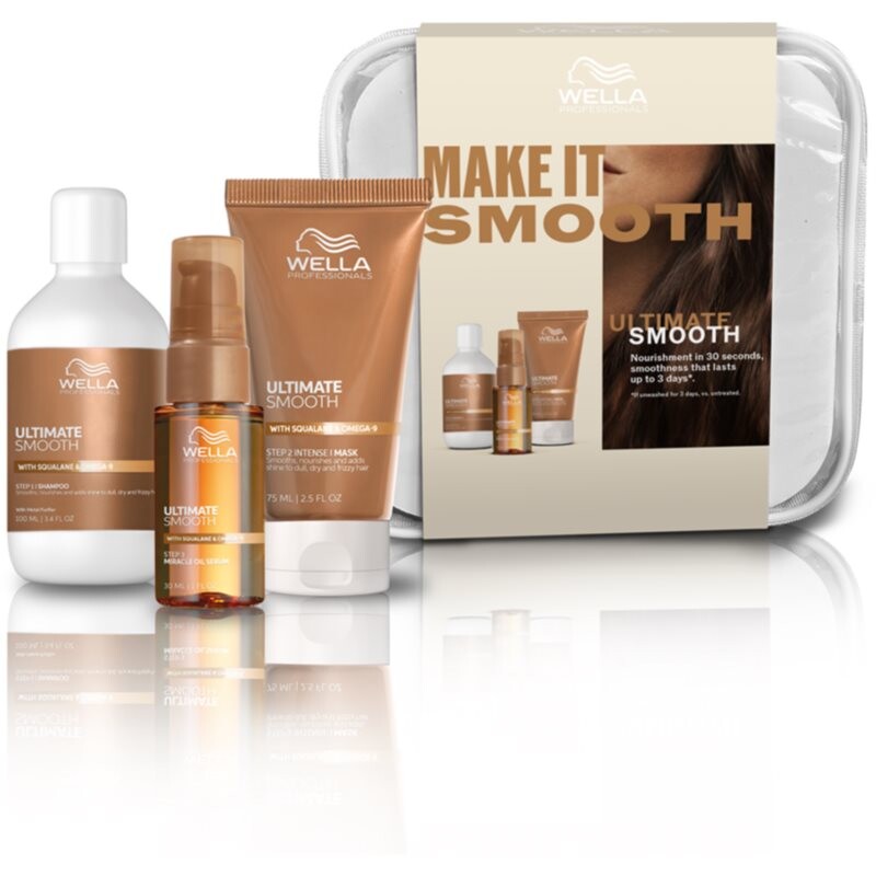 Wella Professionals Ultimate Smooth Set travel set for shiny and soft hair