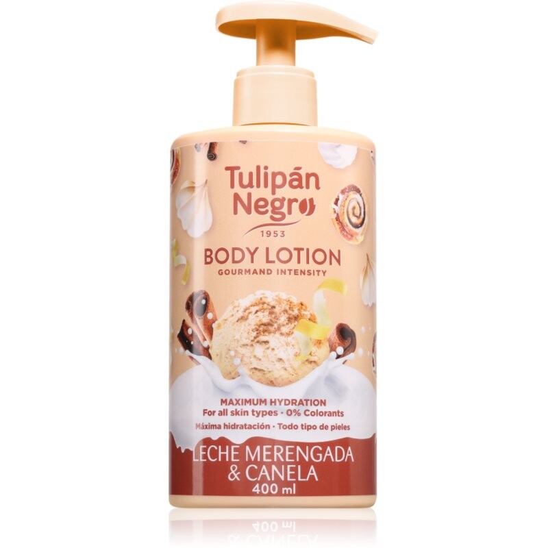 Tulipán Negro Leche Merengada & Canela hydrating body lotion 400 ml