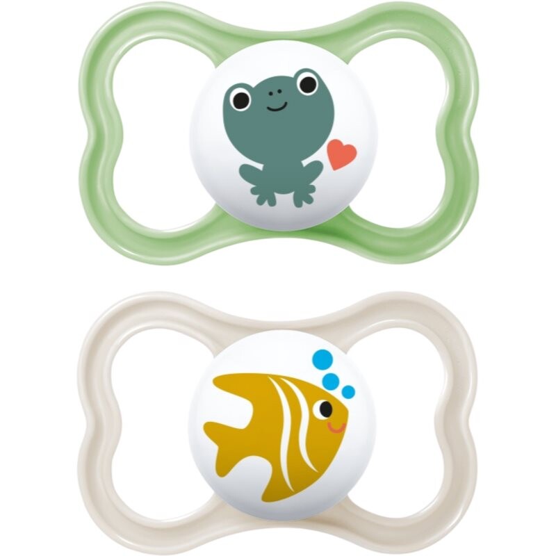 MAM Air 6+ months dummy Green/ Grey 2 pc