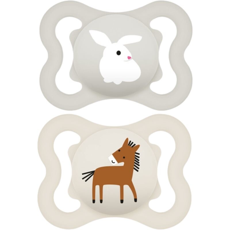 MAM Air 0+ months dummy Grey/ Beige 2 pc