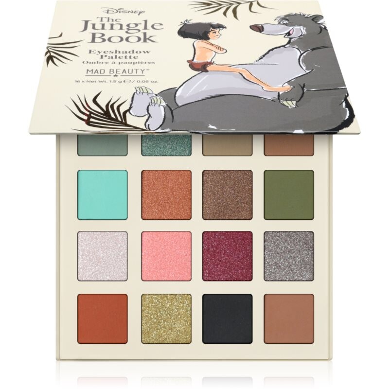 Mad Beauty The Jungle Book eyeshadow palette 16x1.5 g
