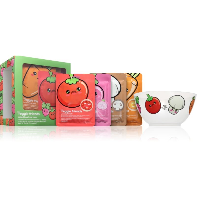 Mad Beauty Veggie Friends sheet mask set