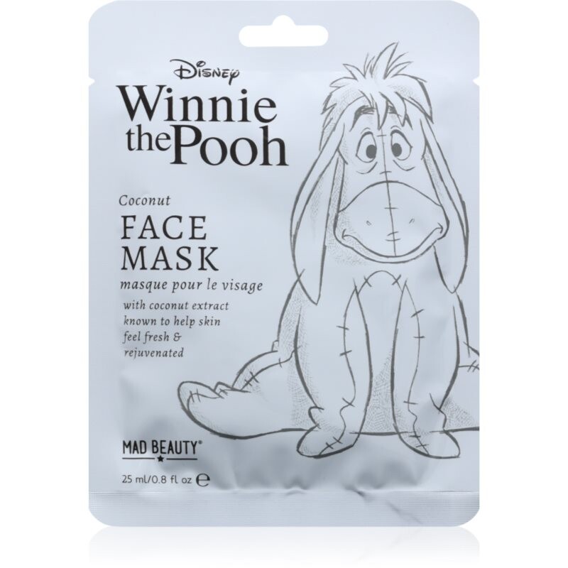 Mad Beauty Winnie The Pooh Eeyore nourishing sheet mask 25 ml