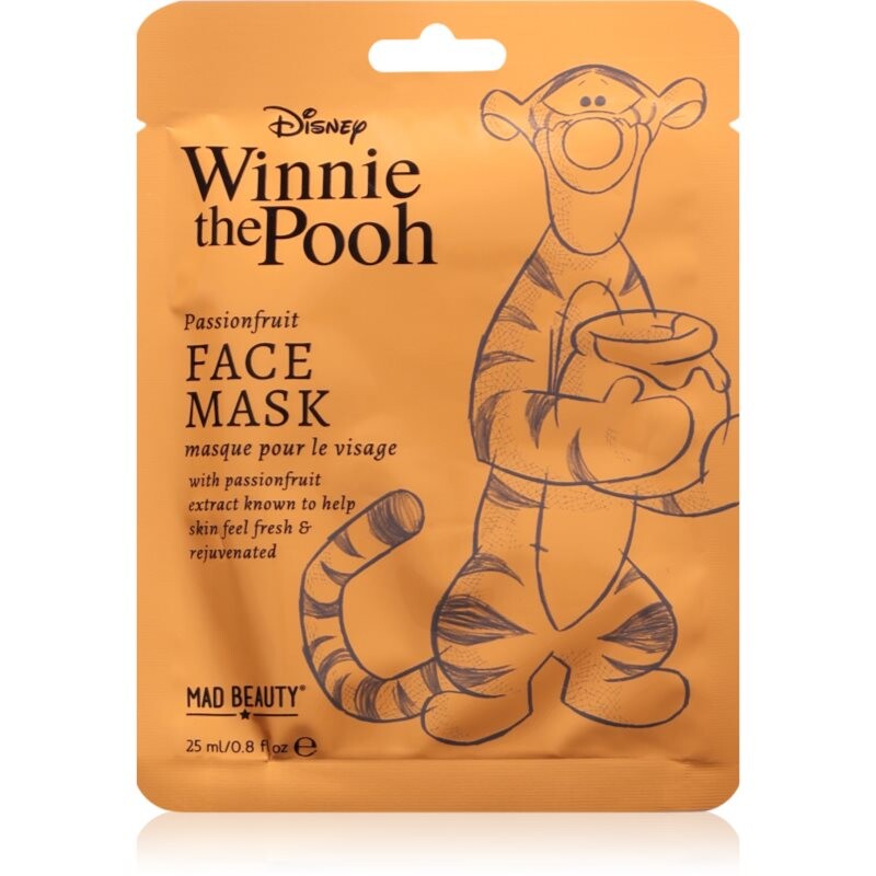 Mad Beauty Winnie The Pooh Tigger revitalising sheet mask 25 ml