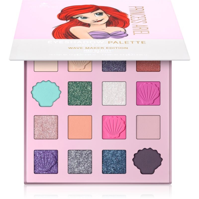 Mad Beauty Disney Princess Ariel eyeshadow palette 19.8 g