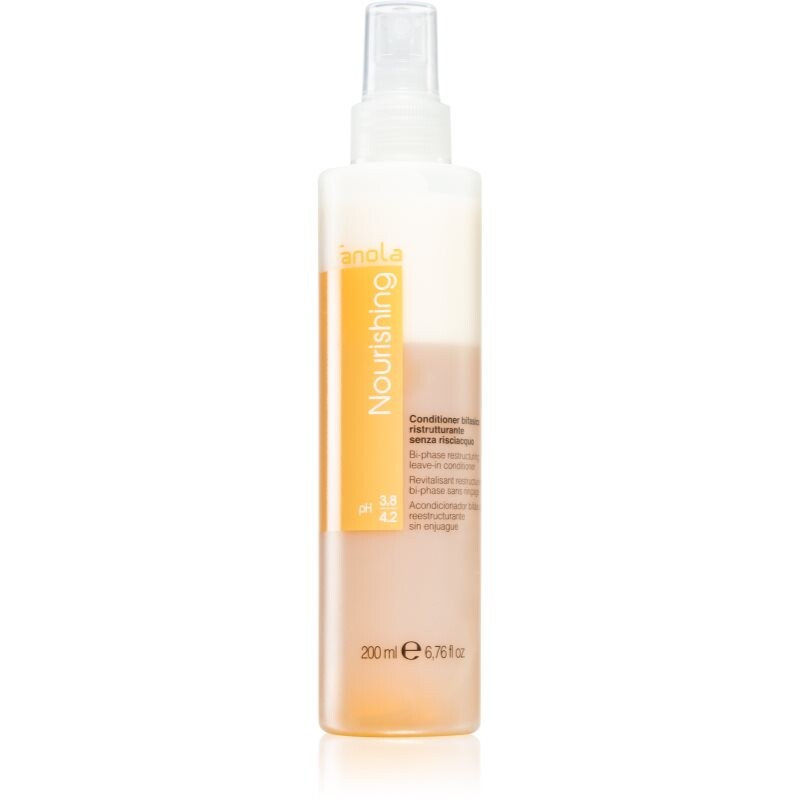 Fanola Nourishing leave-in spray conditioner for dry and damaged hair 200 ml