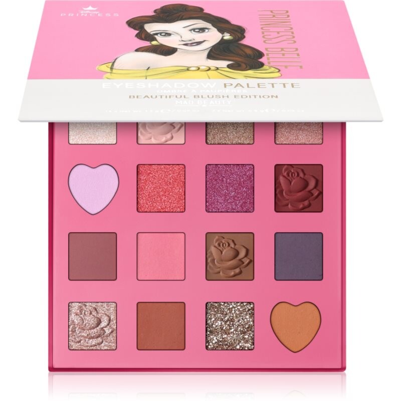 Mad Beauty Disney Princess Belle eyeshadow palette 14x1.3 g