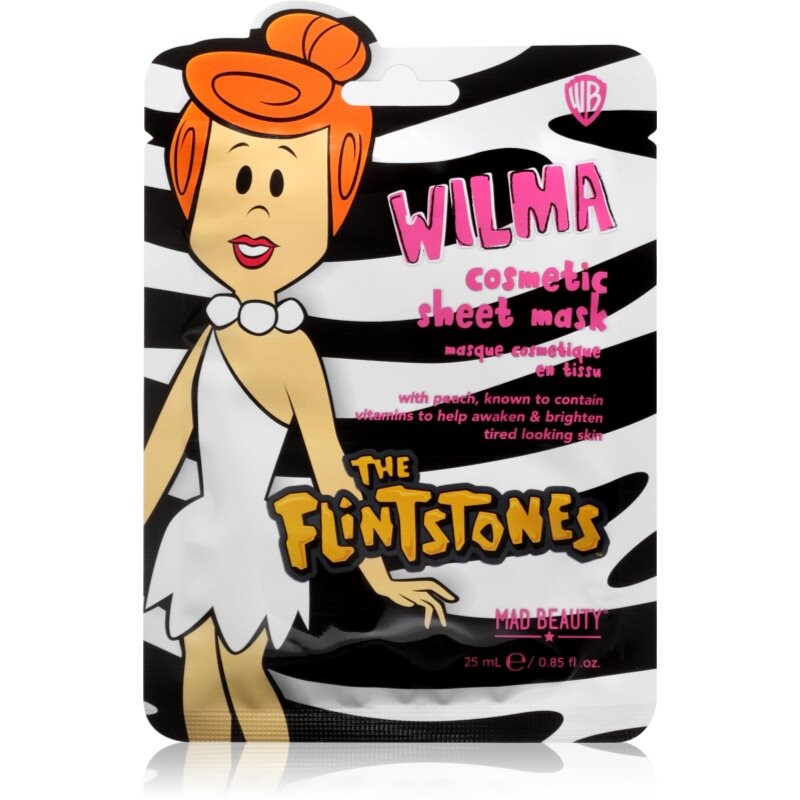 Mad Beauty The Flinstones Wilma sheet mask with antioxidant effect 25 ml