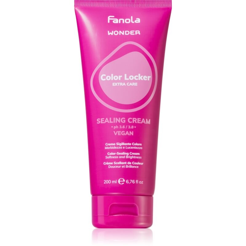 Fanola Wonder Color Locker Extra Care Sealing Cream smoothing hair cream for colour-treated hair 200 ml