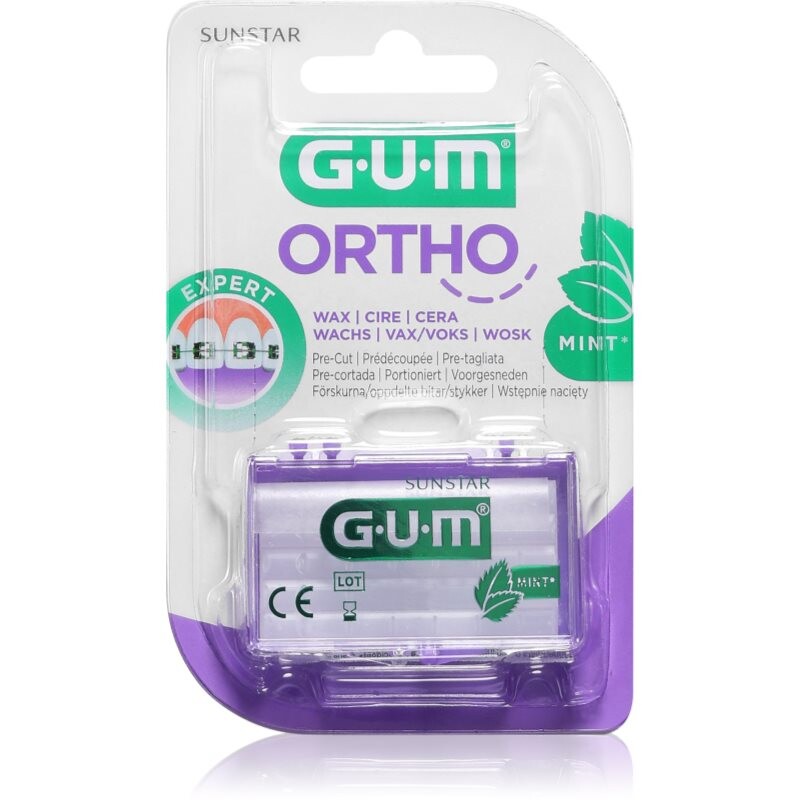 G.U.M Ortho Mint wax for orthodontic appliances 5 pc