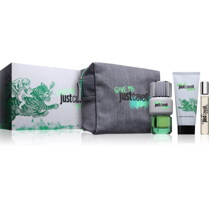 Roberto Cavalli Just Cavalli Give Me Magic For Him gift set for men