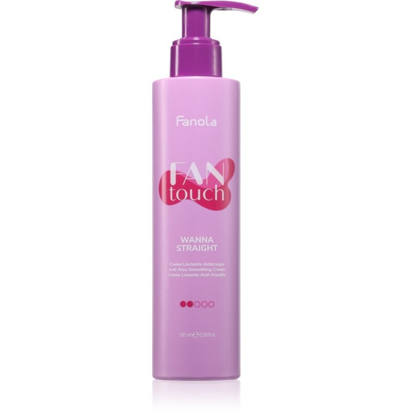 Fanola FAN touch Wanna Straight smoothing hair cream to treat frizz 200 ml