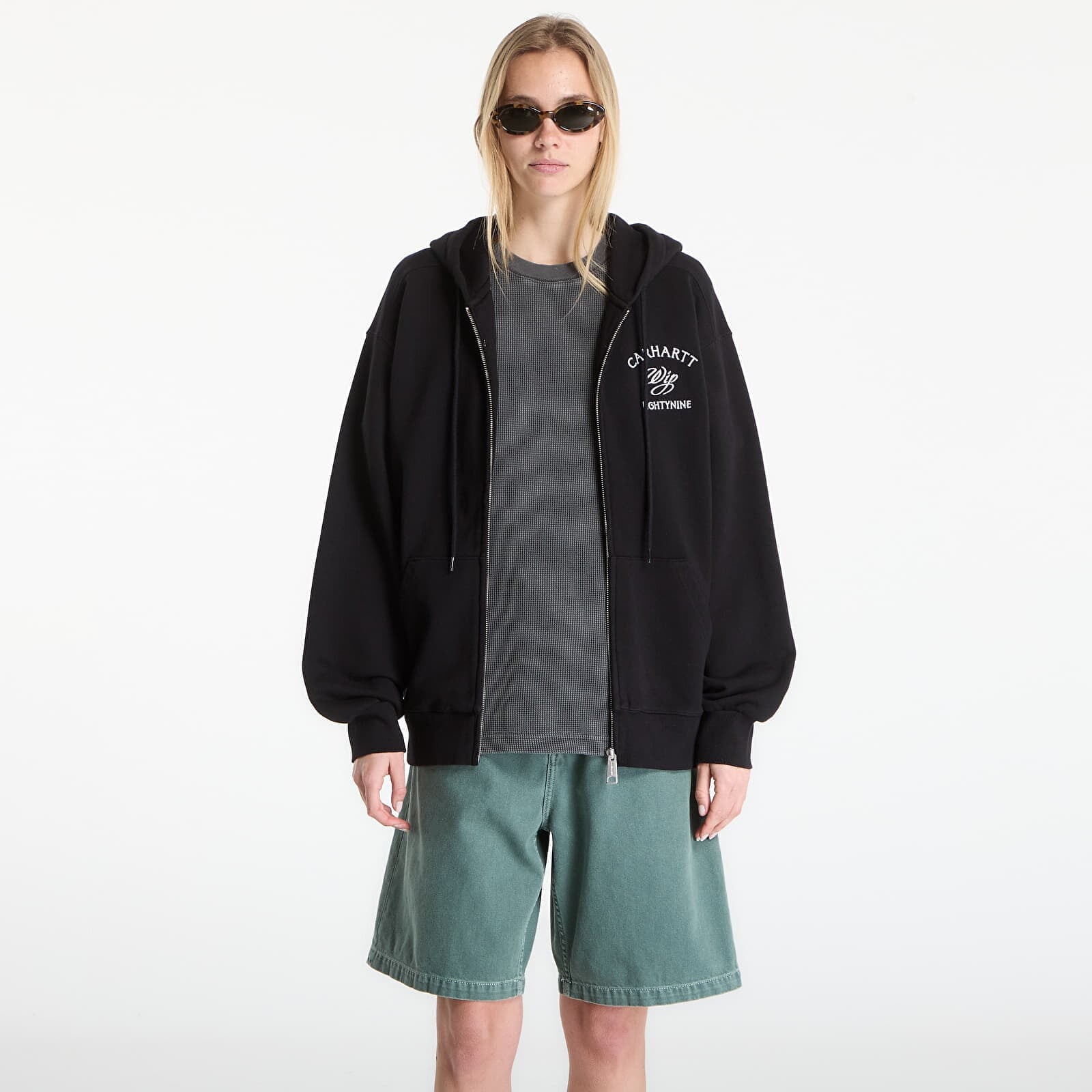 Sweatshirt Carhartt WIP Hooded Eightynine Sweat Jacket UNISEX Black S