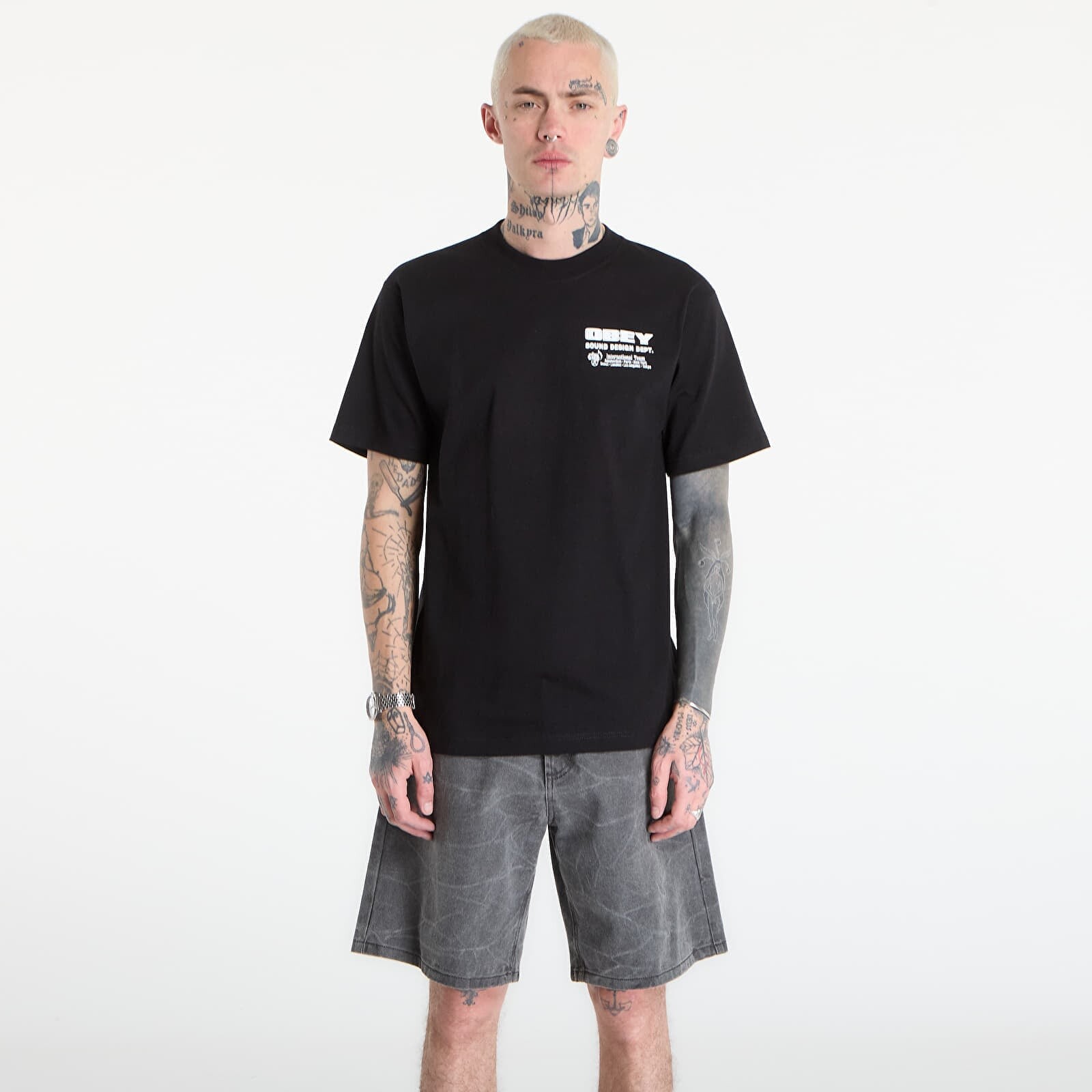 T-shirt OBEY Sound Design Dept. Black XL