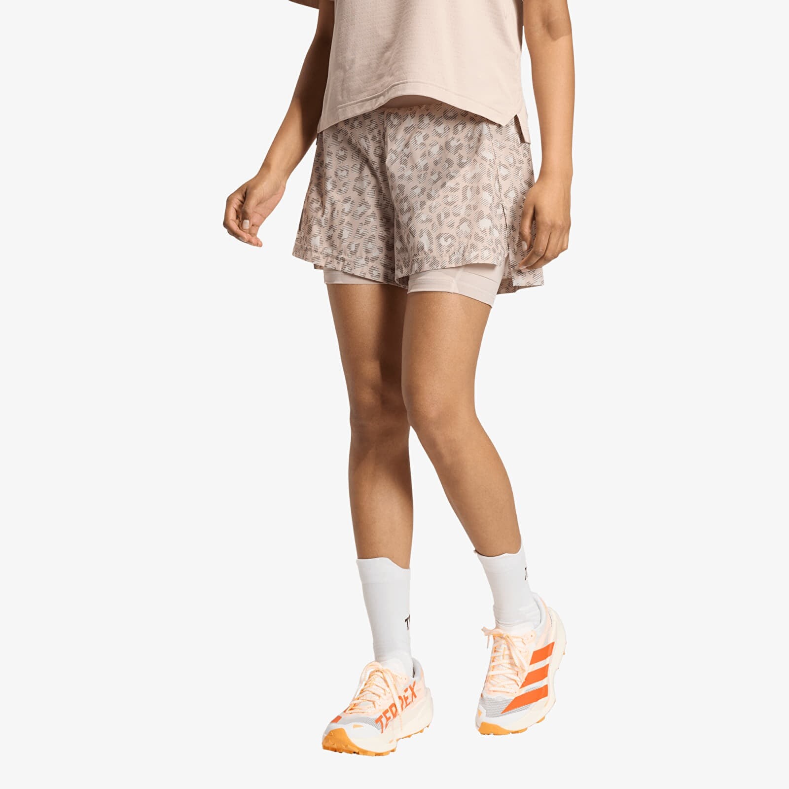 Shorts adidas Terrex Xploric 2In1 Shorts Printed Wonder Alumina/ Wonder Taupe/ Trace Brown 10