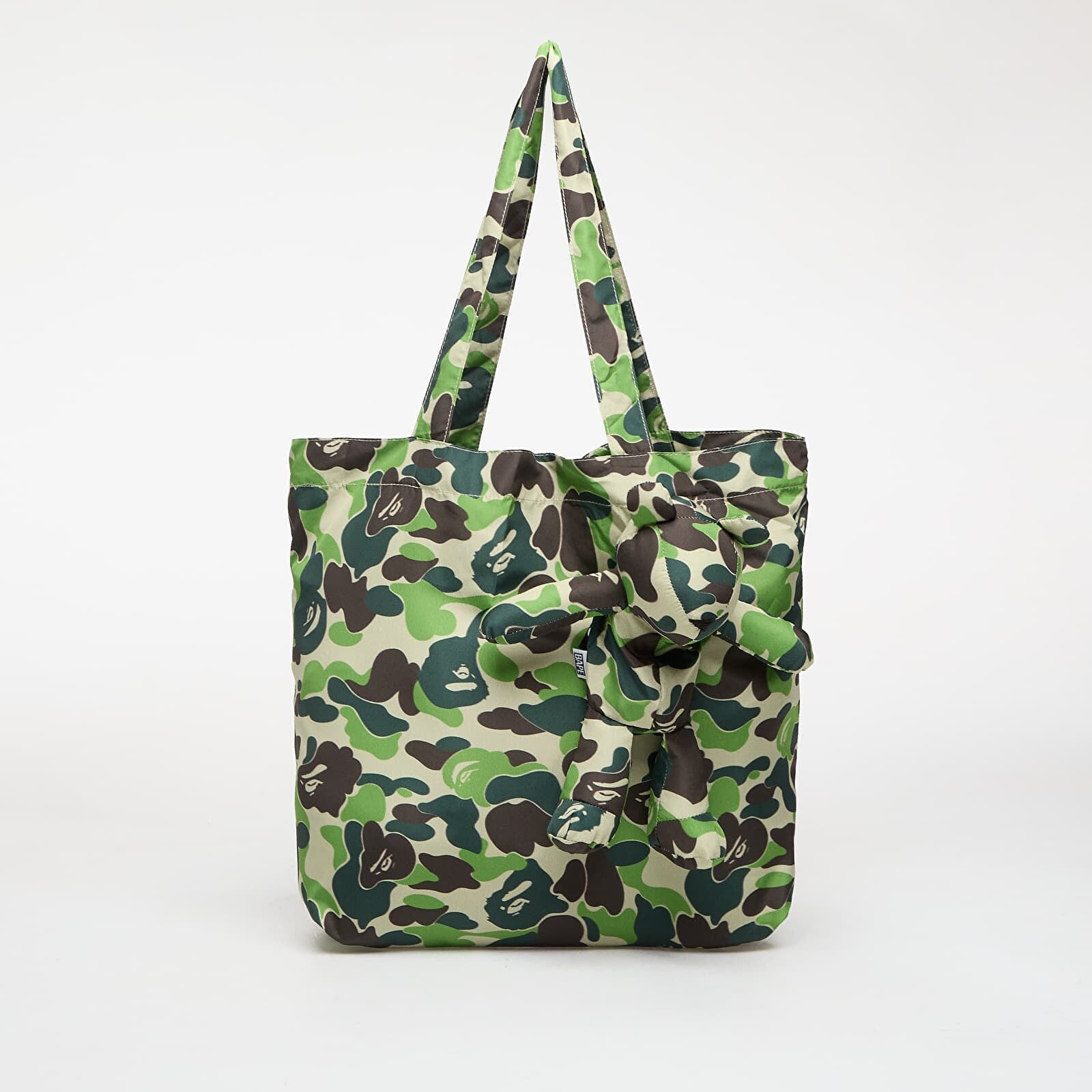 Bag A BATHING APE Abc Camo Bear Eco Travel Bag (S) Green Universal