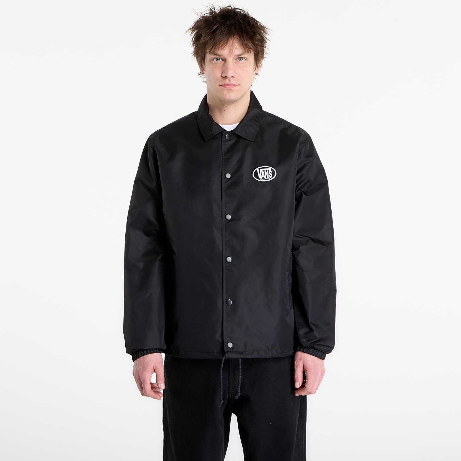 Jacket Vans Torrey Nylon Coaches Jacket Black/ White M