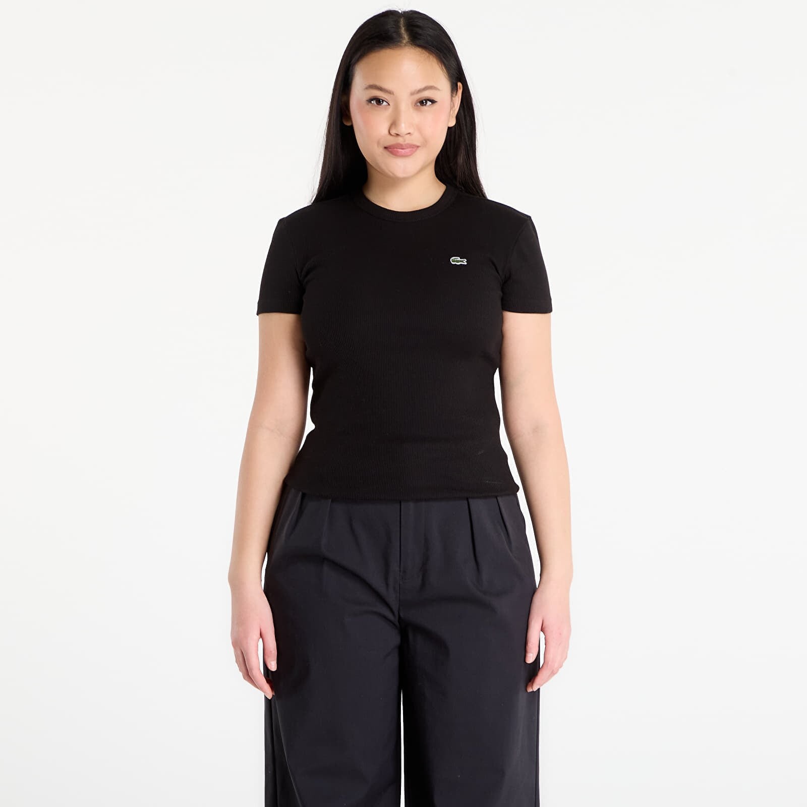 T-shirt LACOSTE Tee-Shirt Black 38