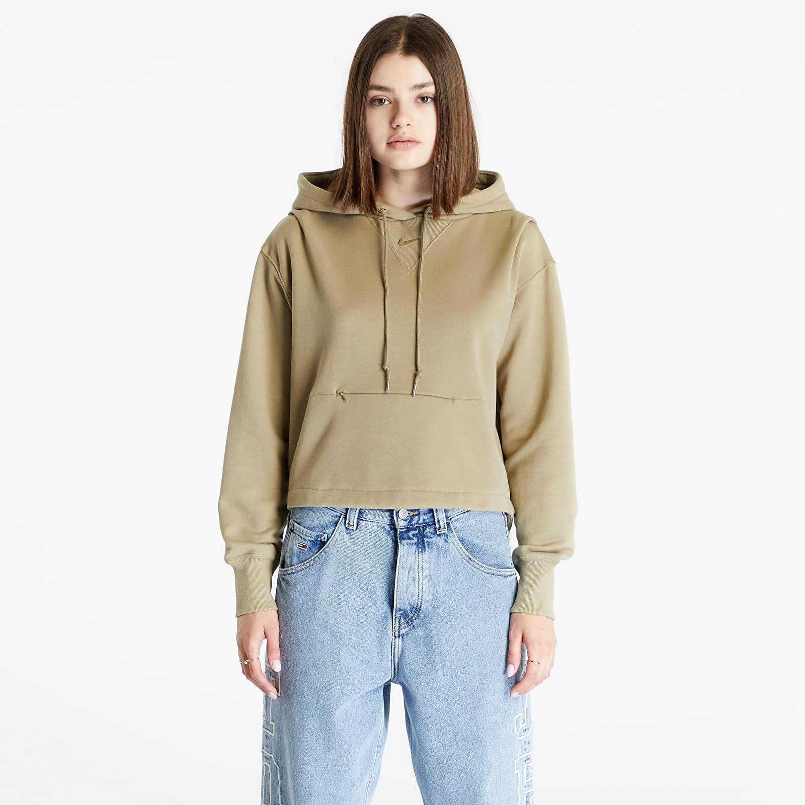 Sweatshirt Nike Sportswear Modern Fleece Women's Oversized French Terry Hoodie Neutral Olive/ Medium Olive L