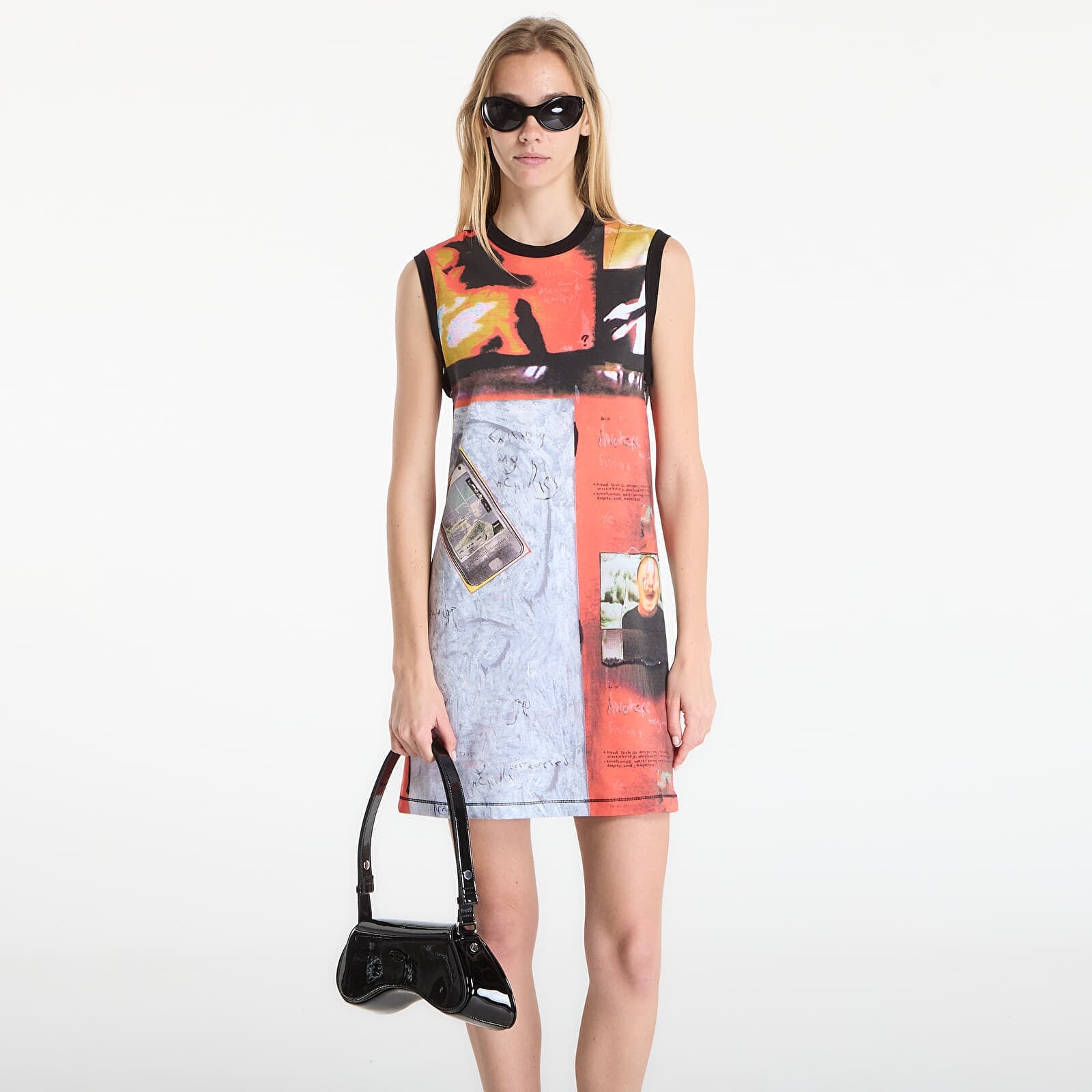 Diesel D-Hessa Dress Printed Jersey L