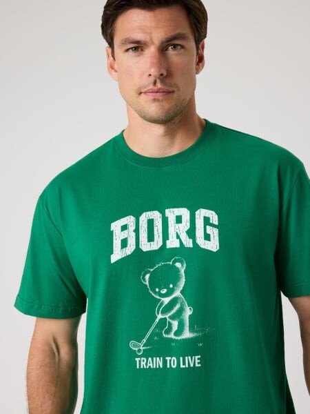 Björn Borg Borg Classic Print T-shirt Green, L