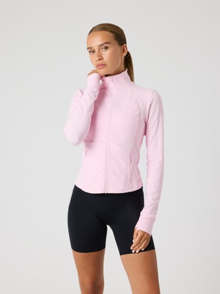 Björn Borg Borg Soft Zip Midlayer Pink, L