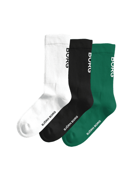 Björn Borg Classic Crew Socks 3-pack Black, 41-45
