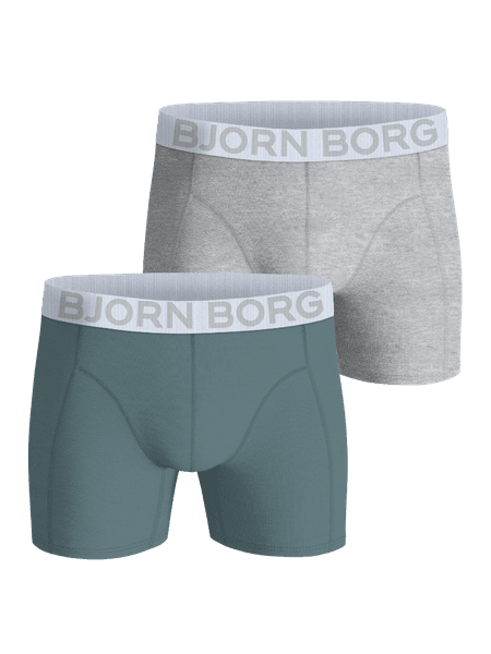 Björn Borg Organic Cotton Stretch Boxers 2-pack Grey, L