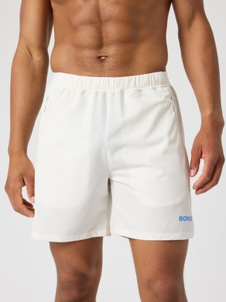 Björn Borg Borg Zip Shorts 7 Inch White, L