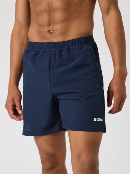 Björn Borg Borg Zip Shorts 7 Inch Navy, L