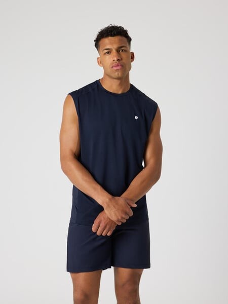 Björn Borg Ace Mesh Panel Tank Navy, L