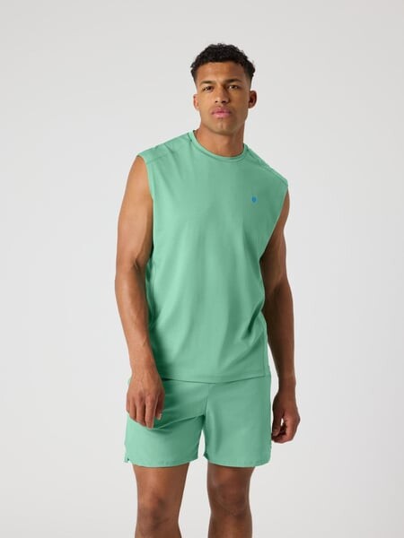 Björn Borg Ace Mesh Panel Tank Green, L