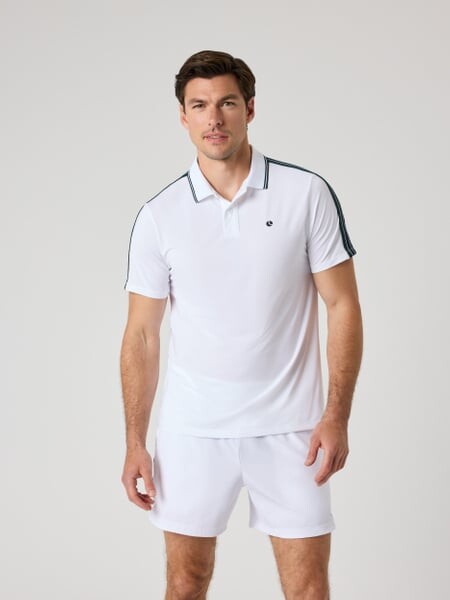 Björn Borg Ace Retro Polo Shirt White, L