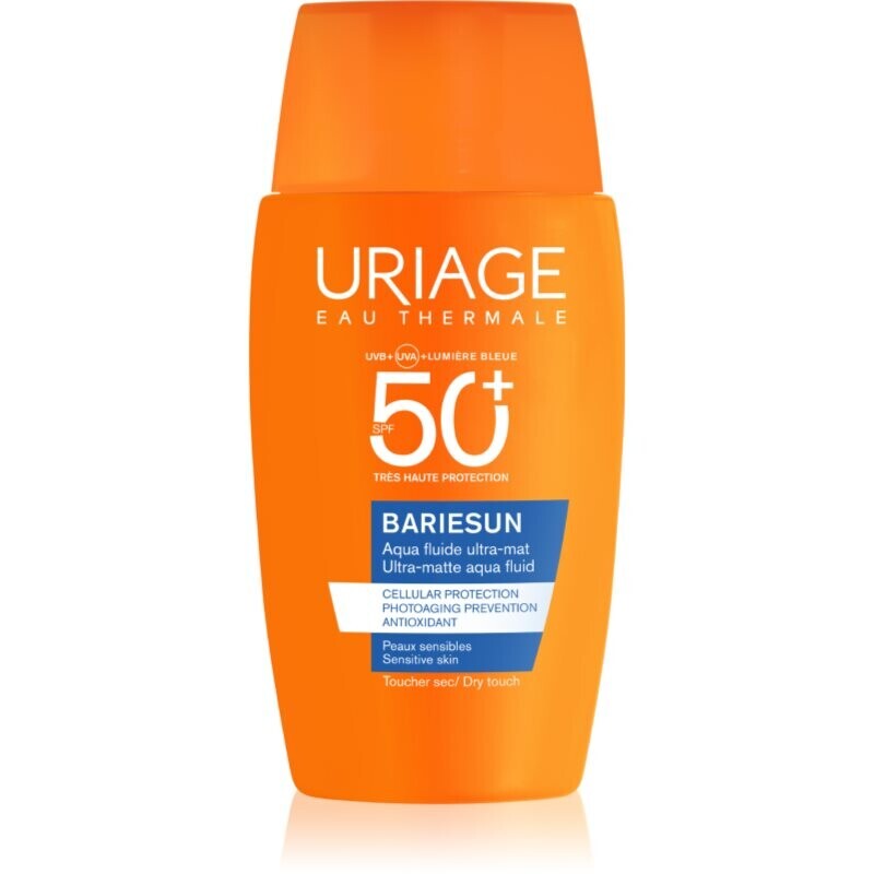 Uriage Bariésun Ultra Matte Aqua Fluid SPF50+ protective mattifying fluid for the face SPF 50+ 50 ml