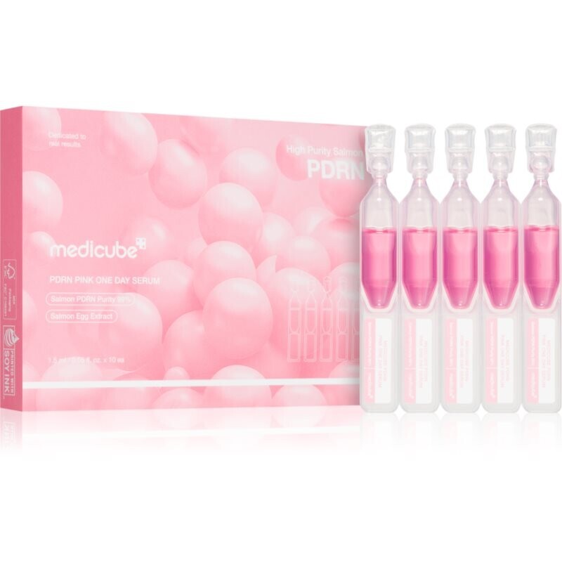 medicube PDRN Pink One Day Serum facial renewal serum for radiance and hydration 10x1.5 ml