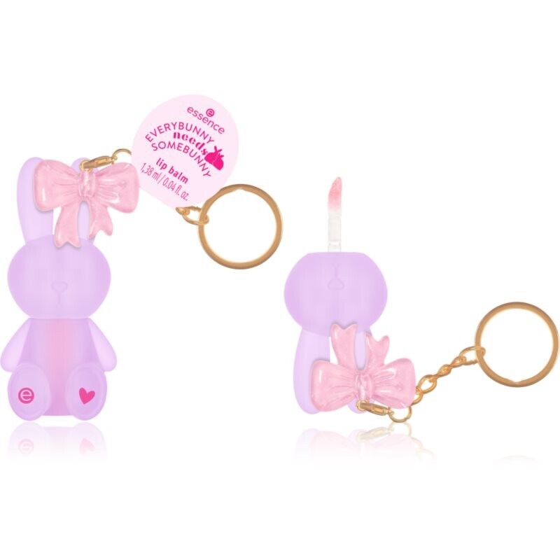 essence EVERYBUNNY needs SOMEBUNNY lip balm with glitter shade 01 Hop Into Happiness 1.38 ml