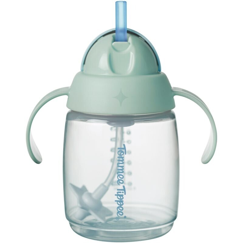 Tommee Tippee Trainer Straw training cup with weight 6m+ Green 240 ml