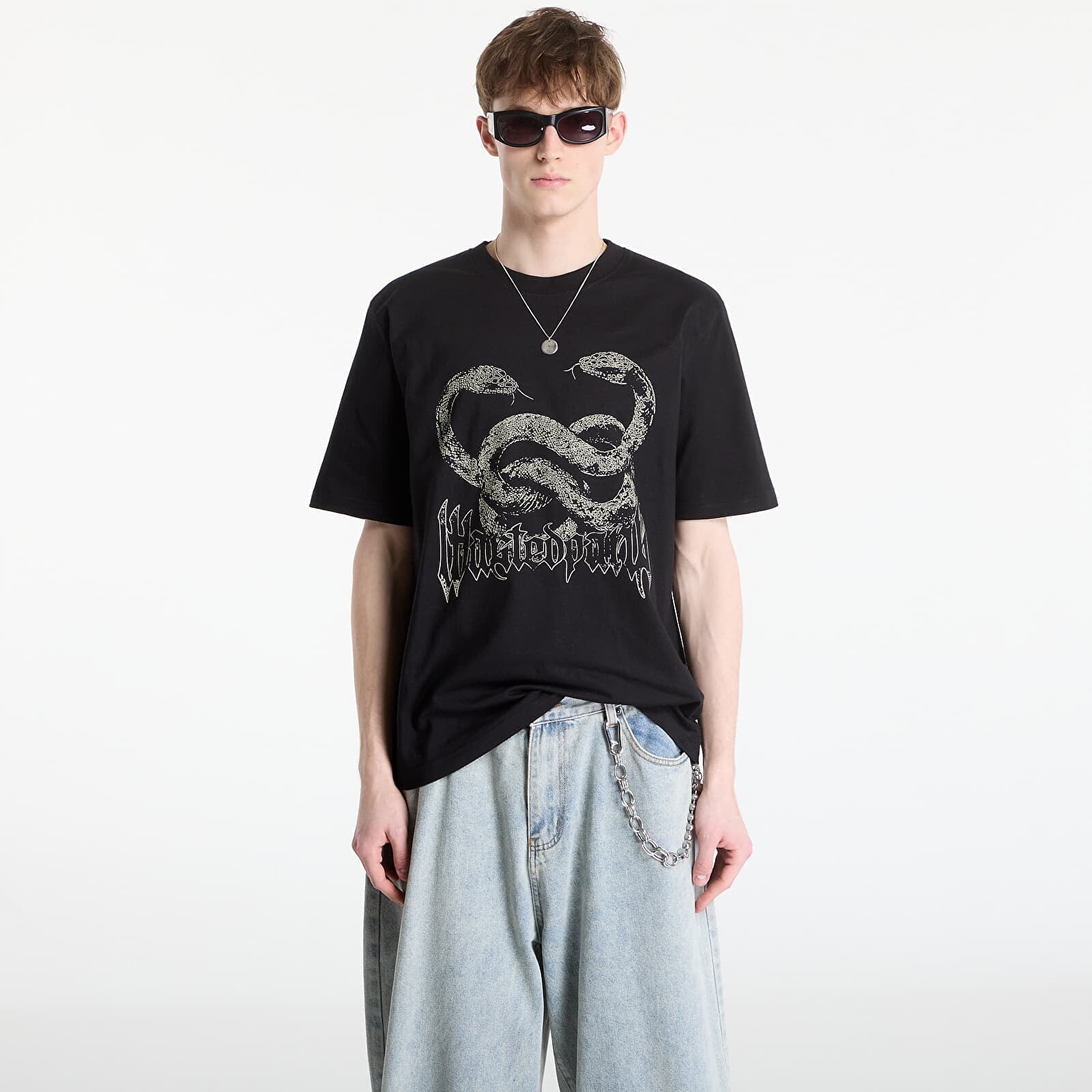 T-shirt Wasted Paris M Snakes Black XL