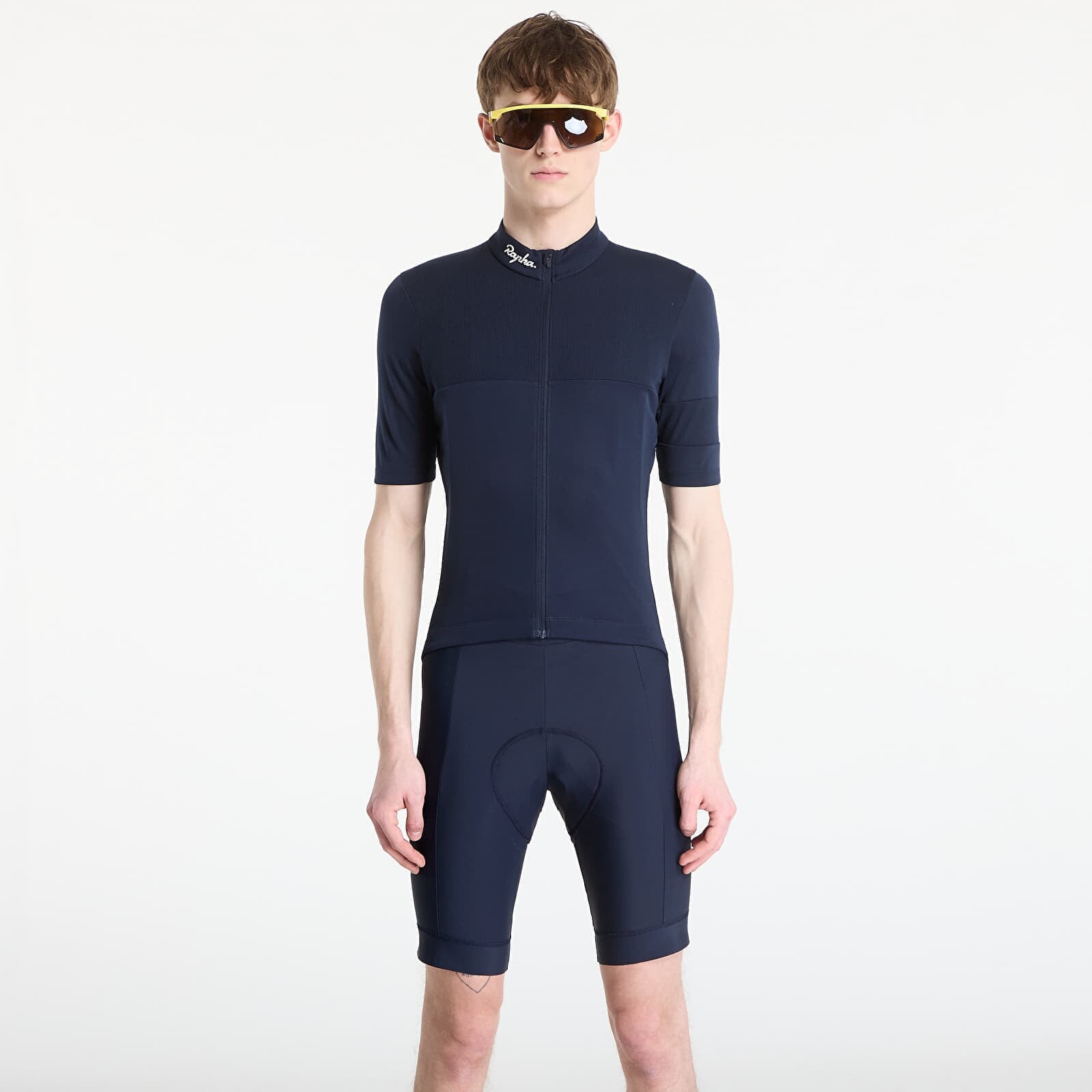 Rapha Men's Brevet Element Jersey Dark Navy/ White XL