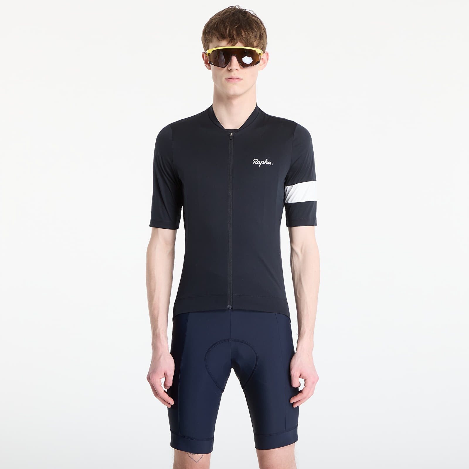 Rapha Men's Core Jersey Black/ White L