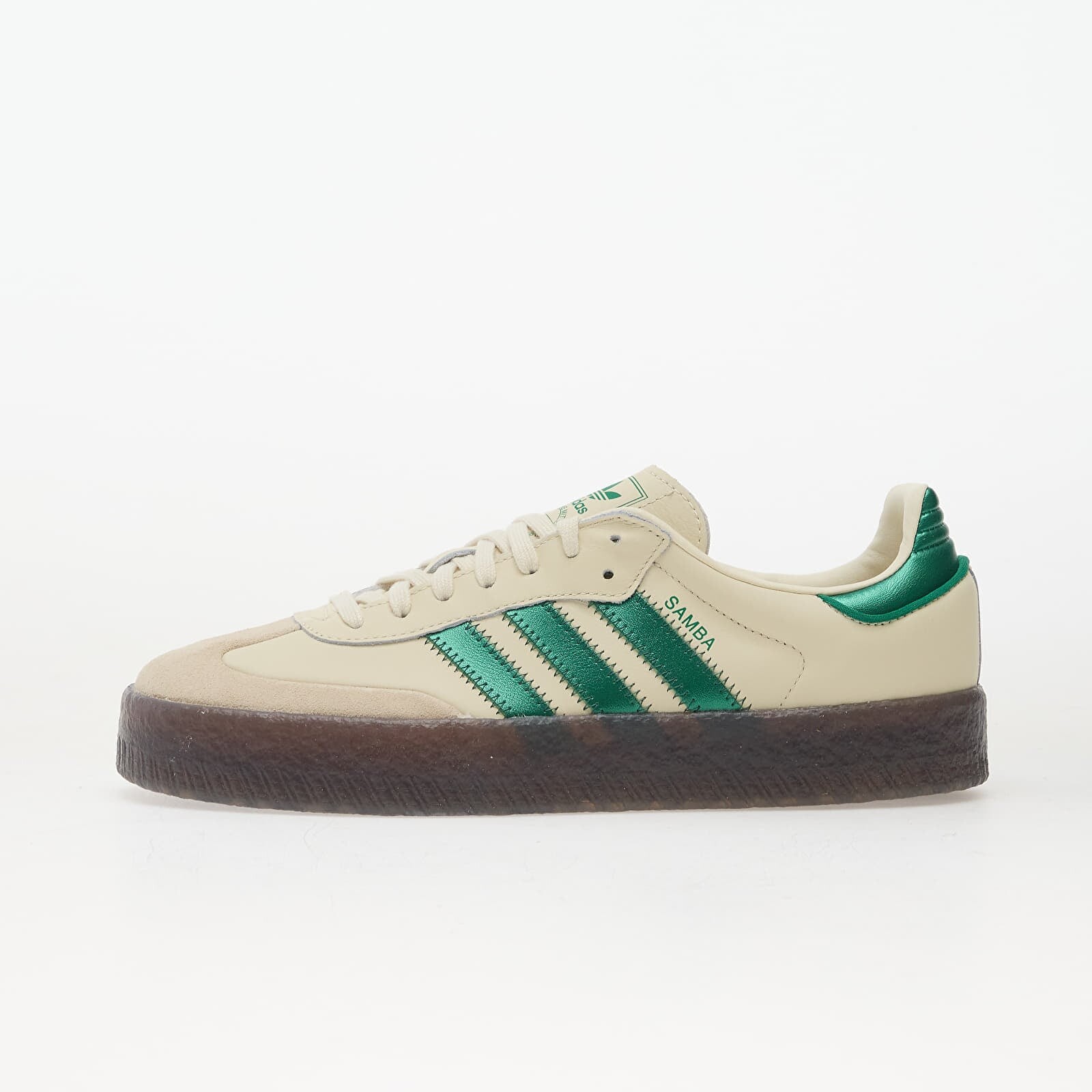 Sneakers adidas Sambae Cream White/ Bold Green/ Collegiate Green UK 5.5