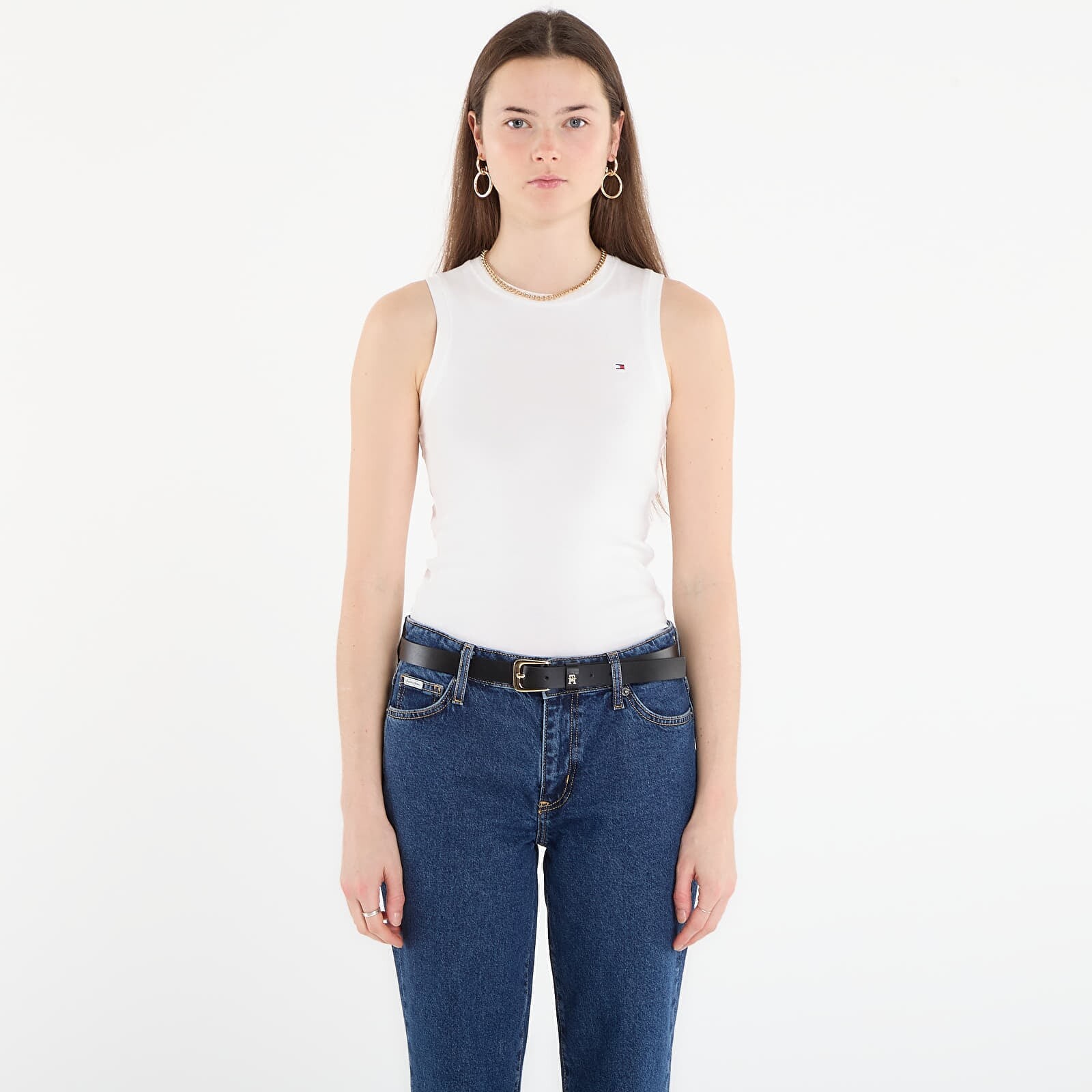 Tank top Tommy Hilfiger Slim Cody C-Nk Tank Top White M