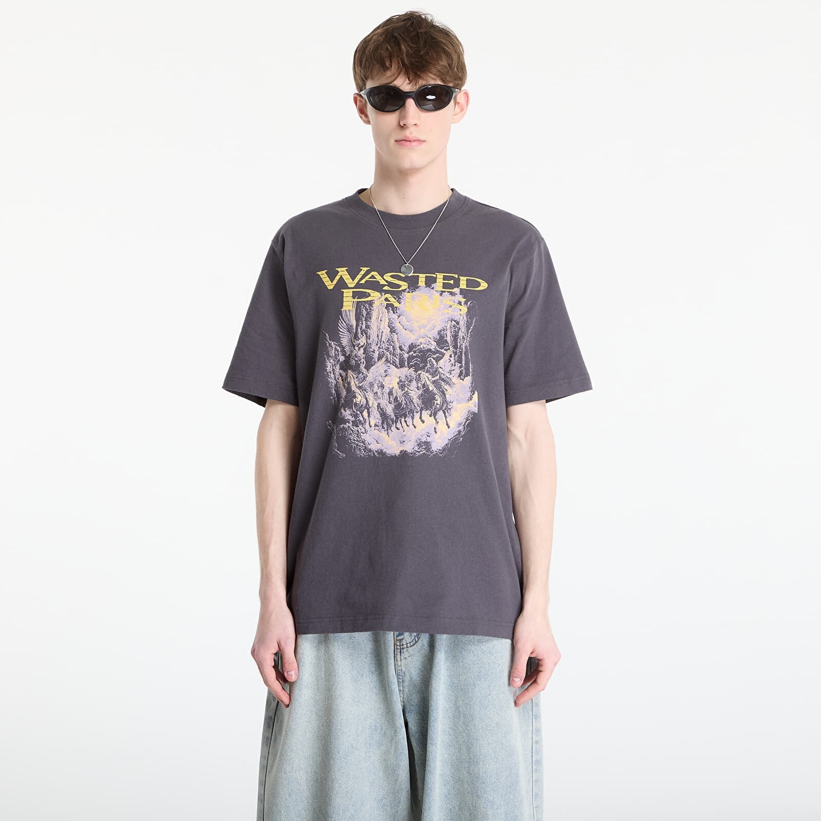 T-shirt Wasted Paris M Angels Gully Old Black L