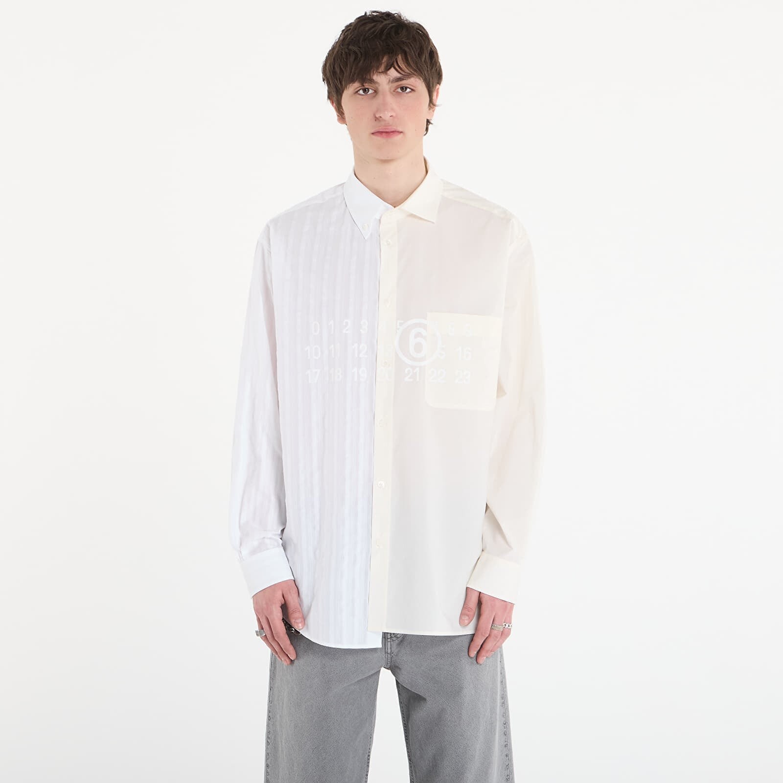 Shirt MM6 Long-Sleeved Shirt White 52