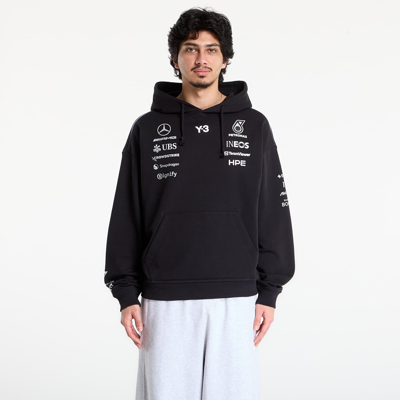Sweatshirt Y-3 Mercedes Team Hoodie Black L