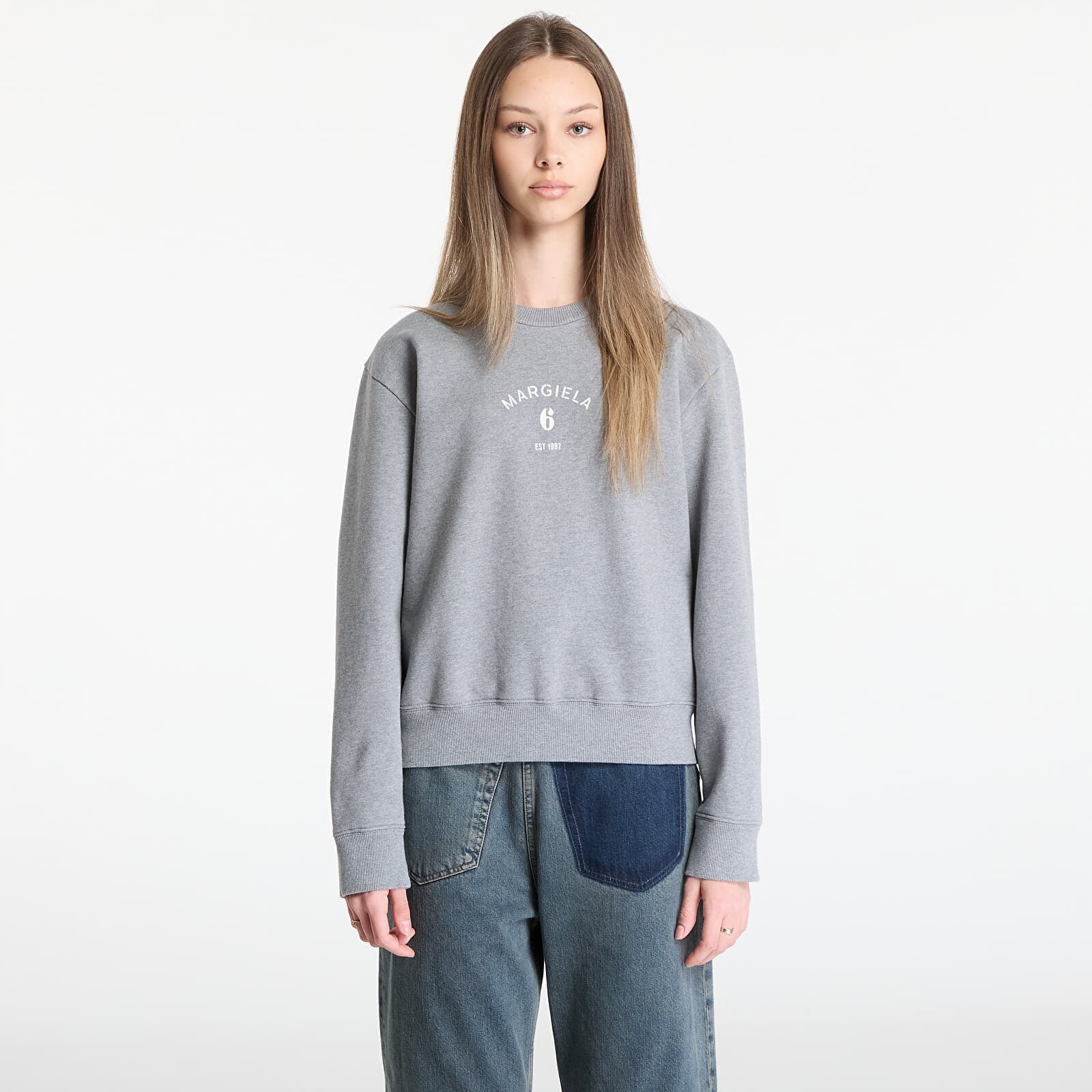 Sweatshirt MM6 Sweatshirt Grey Melange XS