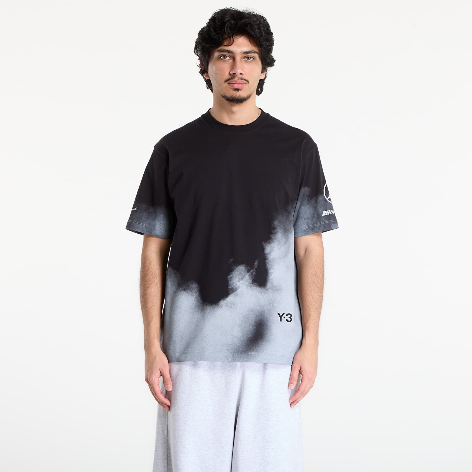 T-shirt Y-3 Mercedes AMG Petronas Formula 1 Team Tour Short Sleeve T Shirt Black S