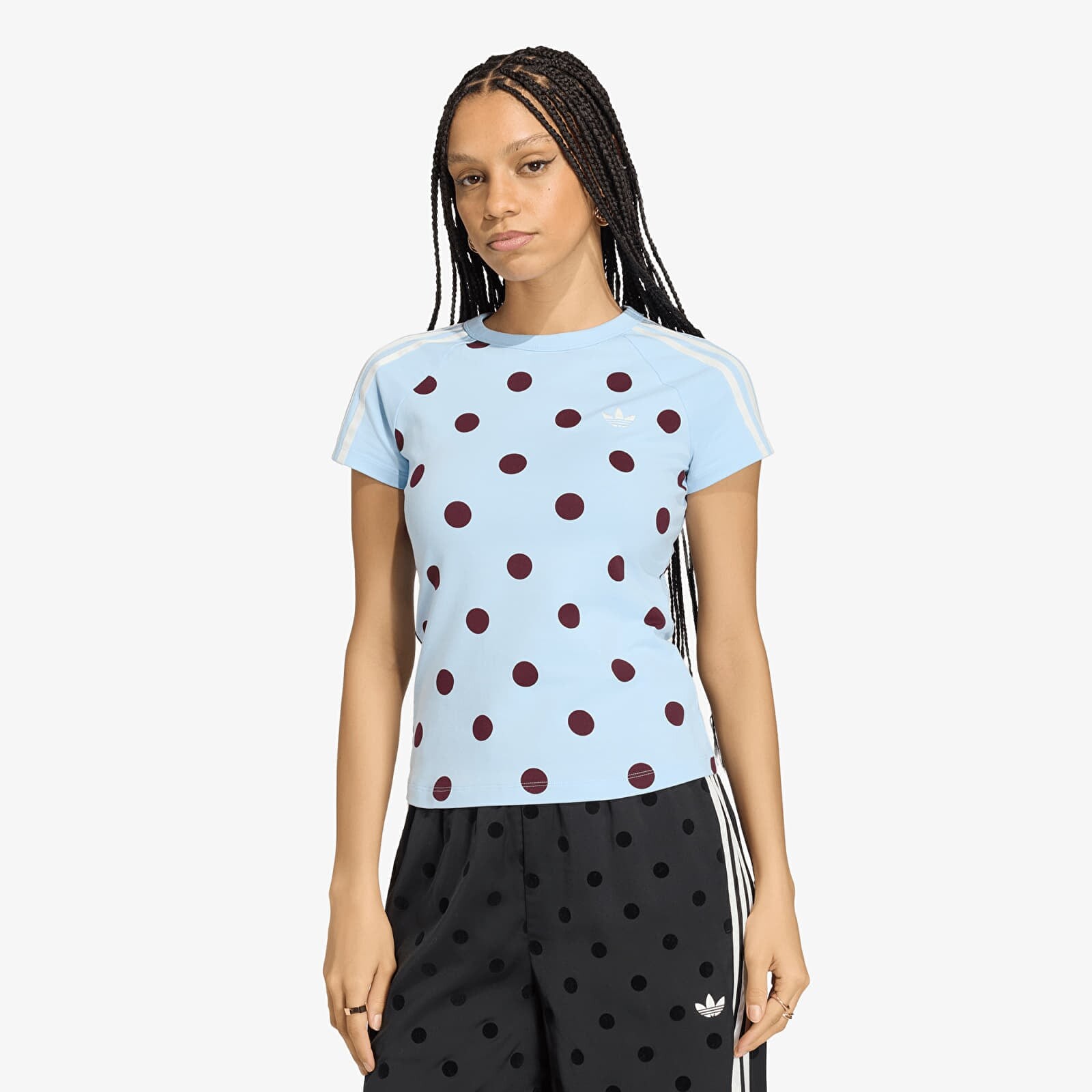 T-shirt adidas Slim Fit Cali T-Shirt Clear Sky XS